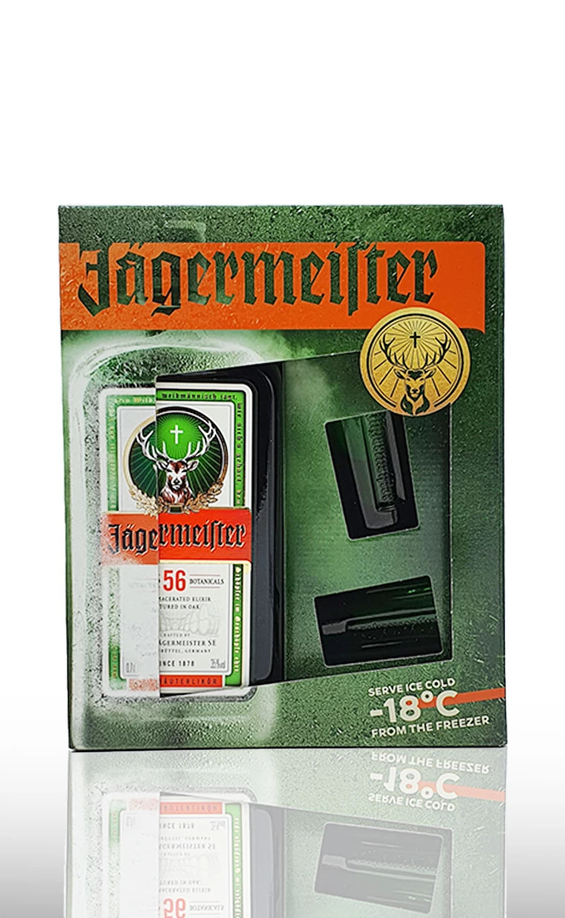Digestiv, Jagermeister 0.7L cu 2 pahare
