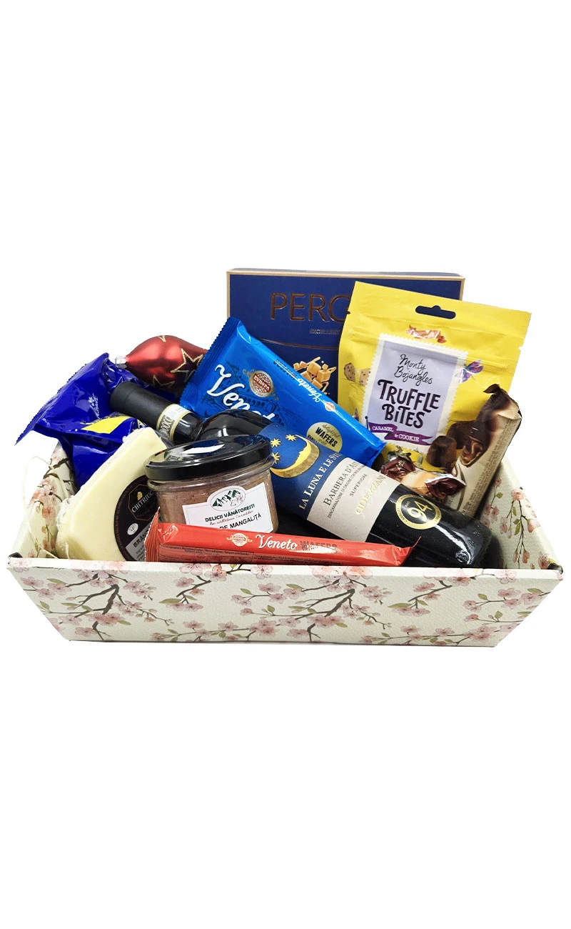 Cos cadou cu vin rosu Barbera Luna e Stelle