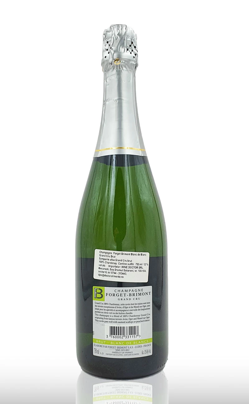 Champagne Forget Brimont Blanc De Blanc Grand Cru Brut