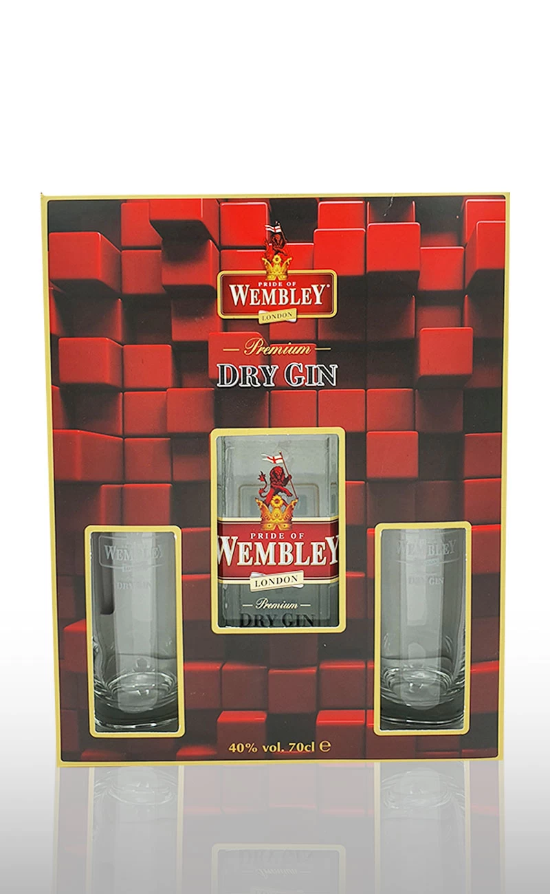 Gin, Wembley 0.7L cu 2 pahare