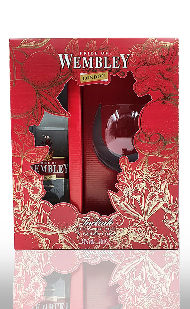 Gin, Wembley 0.7L cu 1 pahar