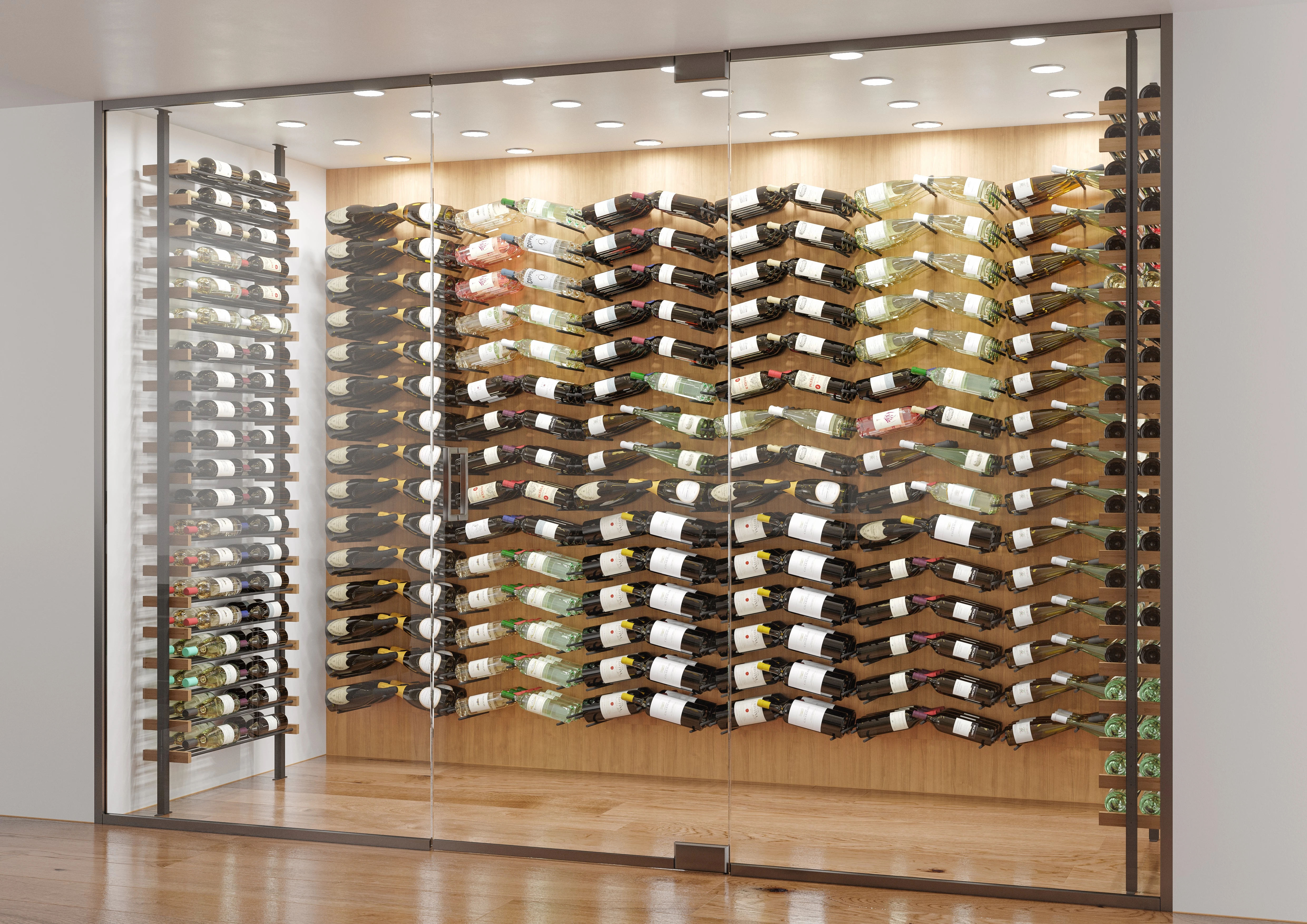 Raft de perete pentru sticlele de vin, Xi