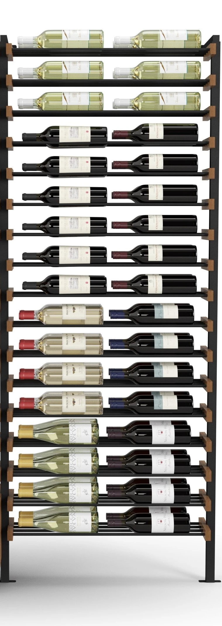 Raft pentru sticlele de vin, Xi Presenter basic rack combination B
