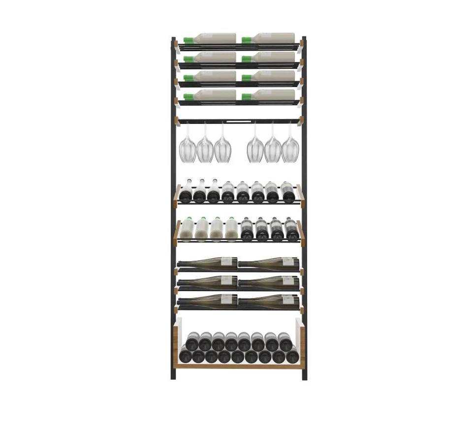 Raft pentru sticlele de vin, Xi Presenter basic rack combination C