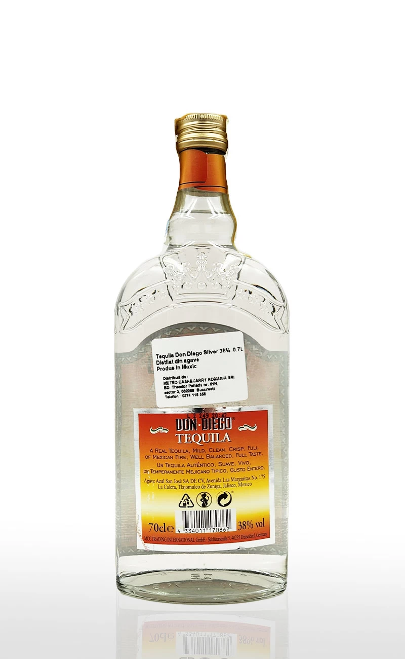 DON DIEGO Silver Tequila 0,7