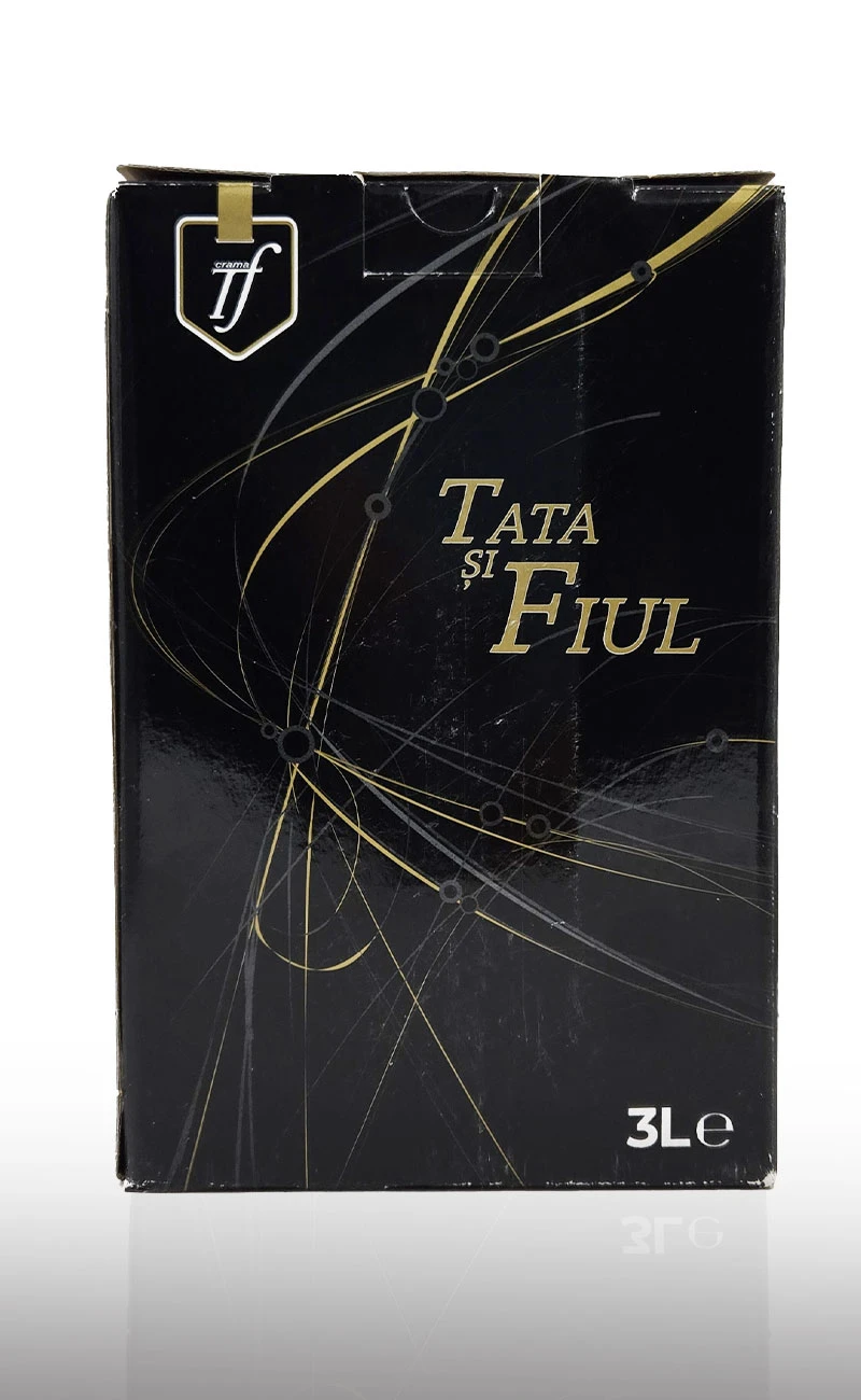 Vin alb demidulce, Tata si Fiul Sauvignon Blanc, Muscat Ottonel Bag in Box 3L
