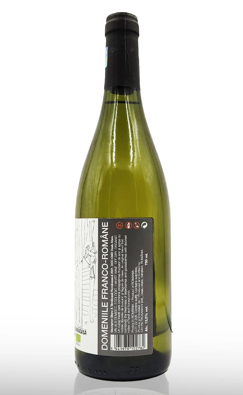 Vin alb demisec, Domeniile Franco Romane Sauvignon si Tamaioasa