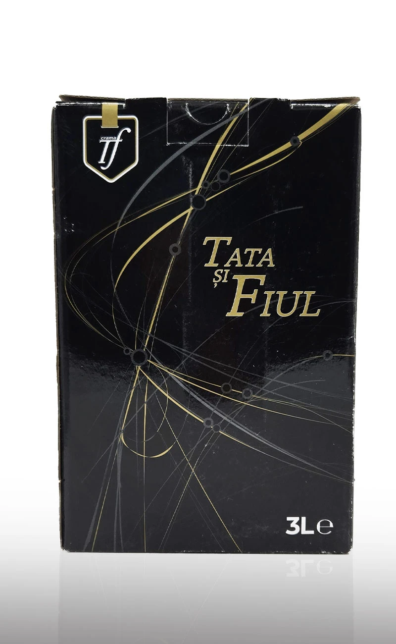 Vin alb demisec, Tata si Fiul Chardonnay Bag in Box 3L