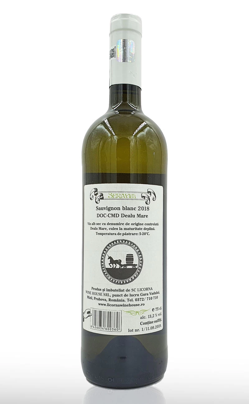 Vin alb sec, Serafim Sauvignon Blanc