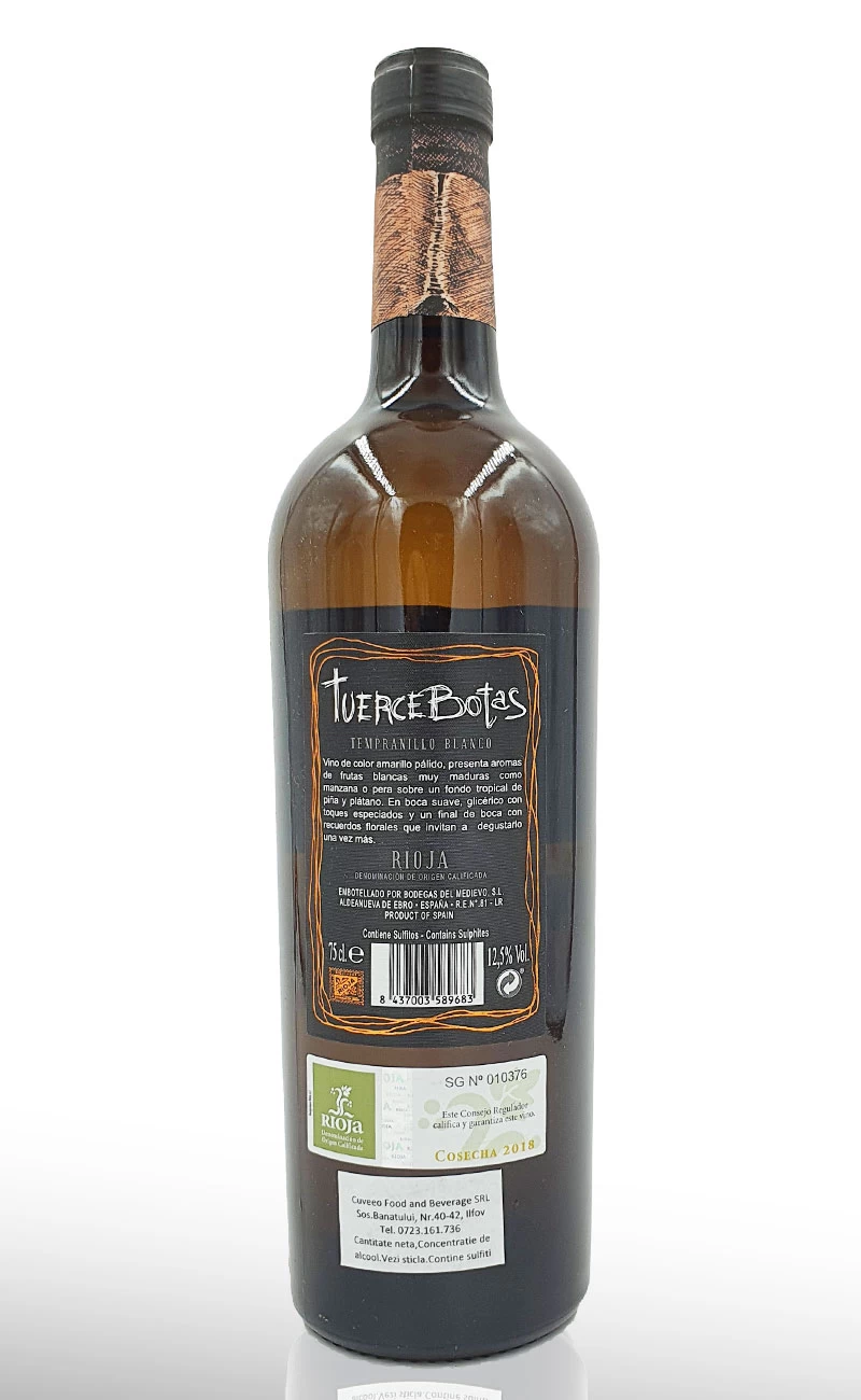 Vin alb sec, Medievo Tuerce Tempranillo