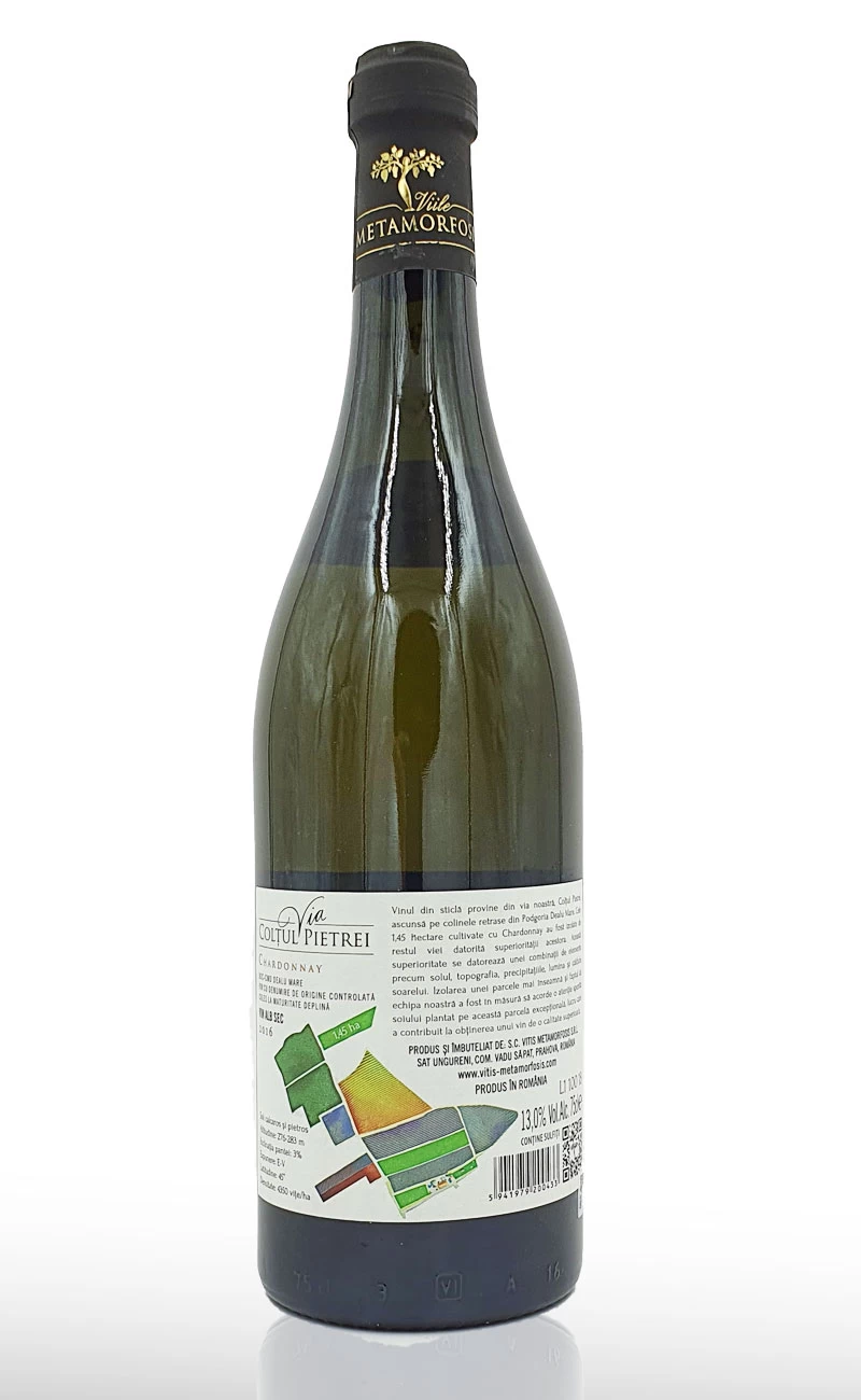 Vin alb sec, Via Coltul Pietrei Chardonnay