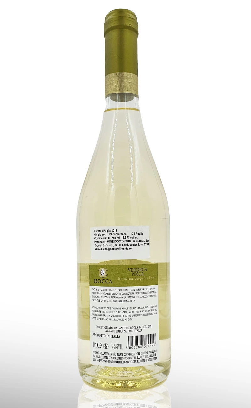 Vin alb sec, Rocca Verdeca Puglia
