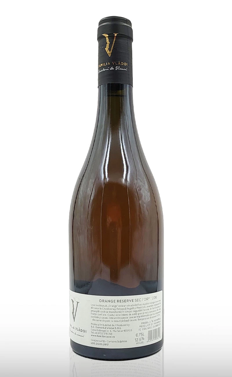Vin alb sec, Ion Vladoi Orange