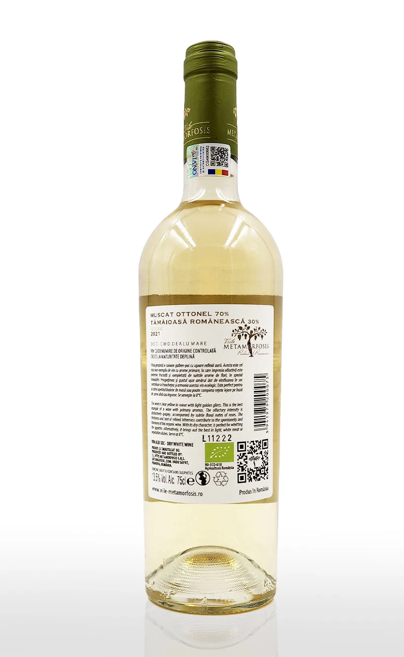 Viile Metamorfosis Muscat Ottonel/Tamaioasa Romaneasca