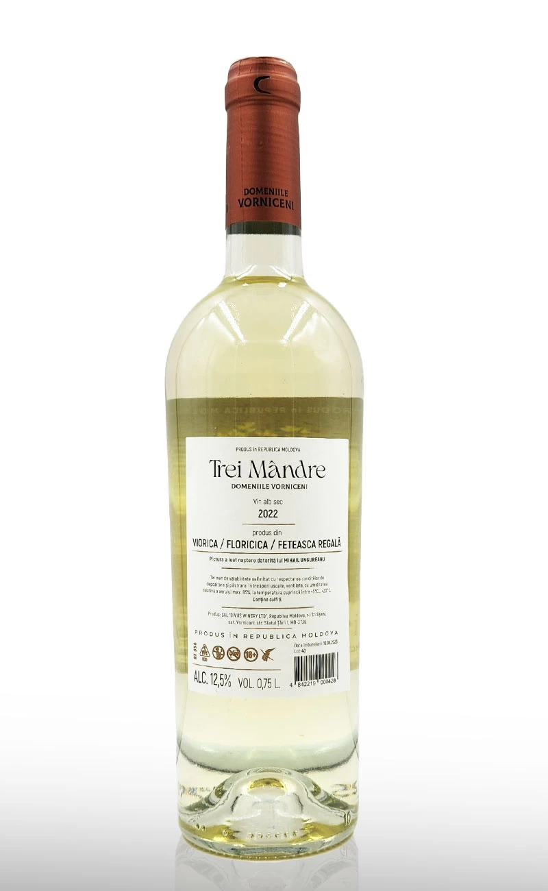 Vin alb sec, Domeniile Vorniceni Trei Mandre