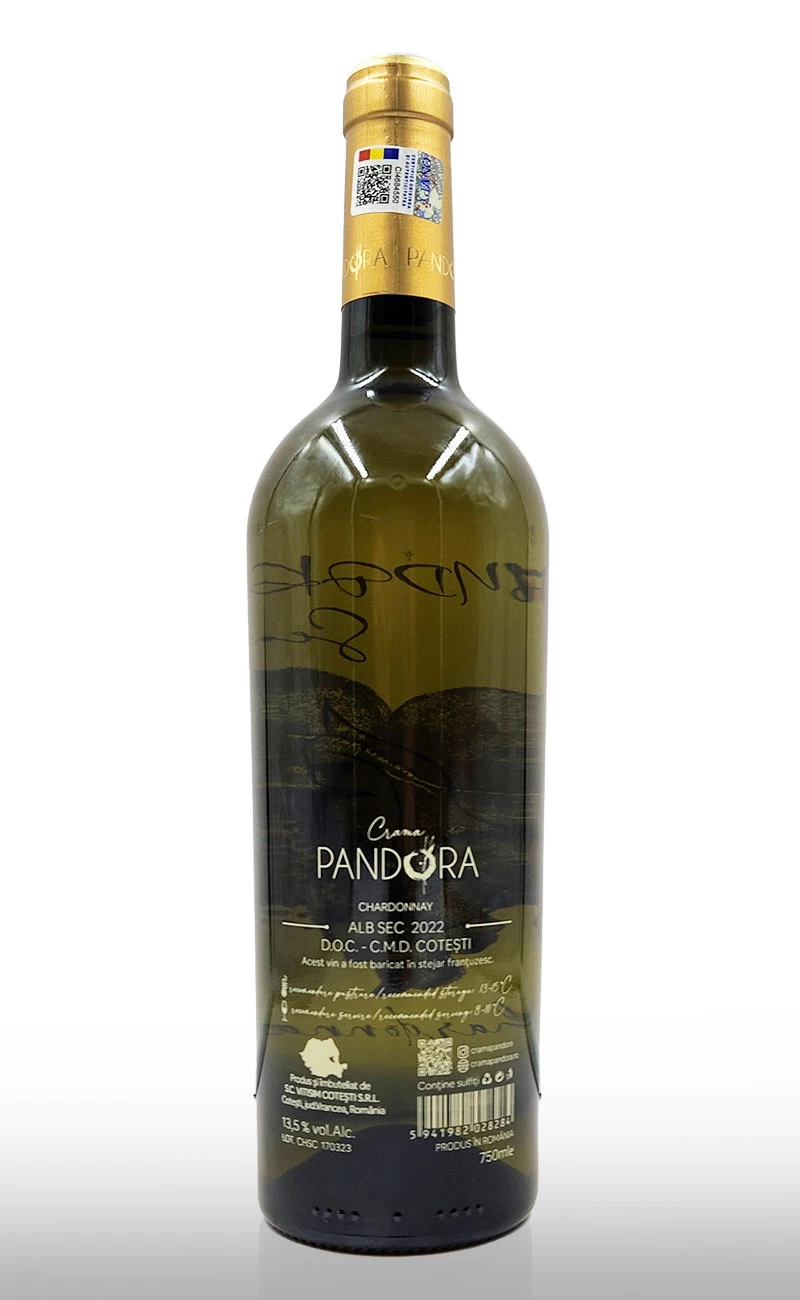Vin alb sec, Pandora Secrets Chardonnay
