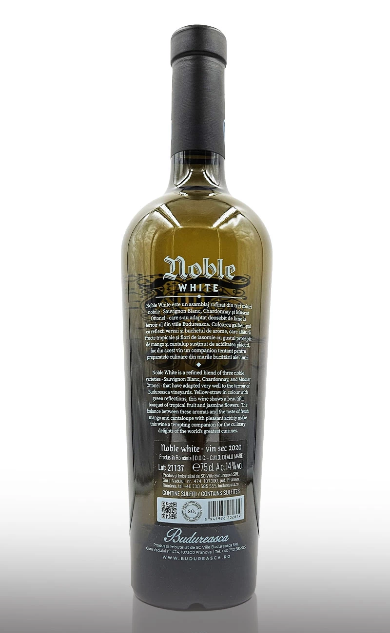 Vin alb sec, Budureasca Noble White