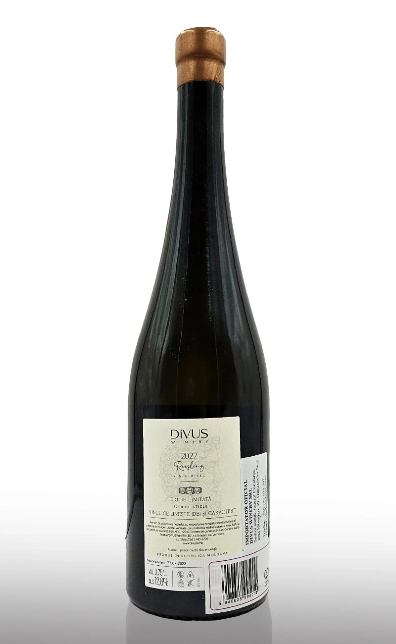 Vin alb sec, Divus Riesling