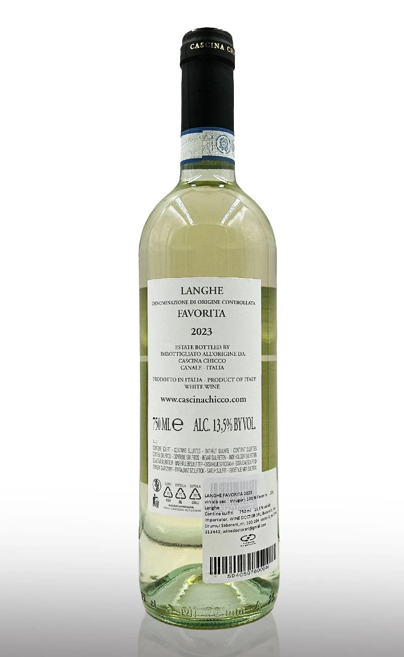 Vin alb sec, Cascina Chicco Langhe Favorita
