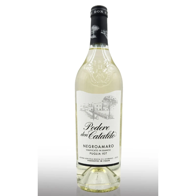 Vin alb sec, Podere Don Cataldo Negroamaro Vinificato in Bianco