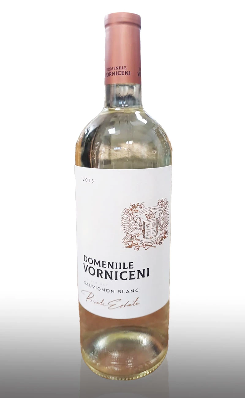 Vin alb sec Domeniile Vorniceni Sauvignon Blanc