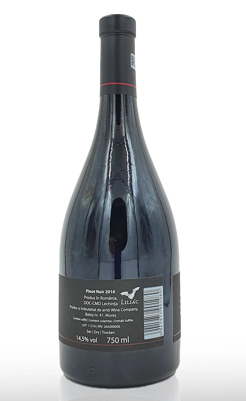 Vin rosu, Liliac Private Selection Pinot Noir