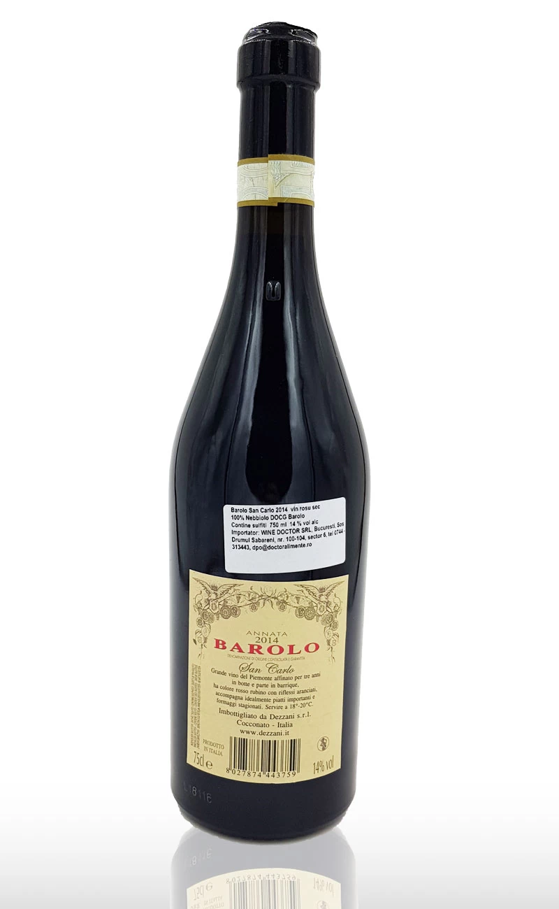 Vin rosu, Dezzani Barolo San Carlo 