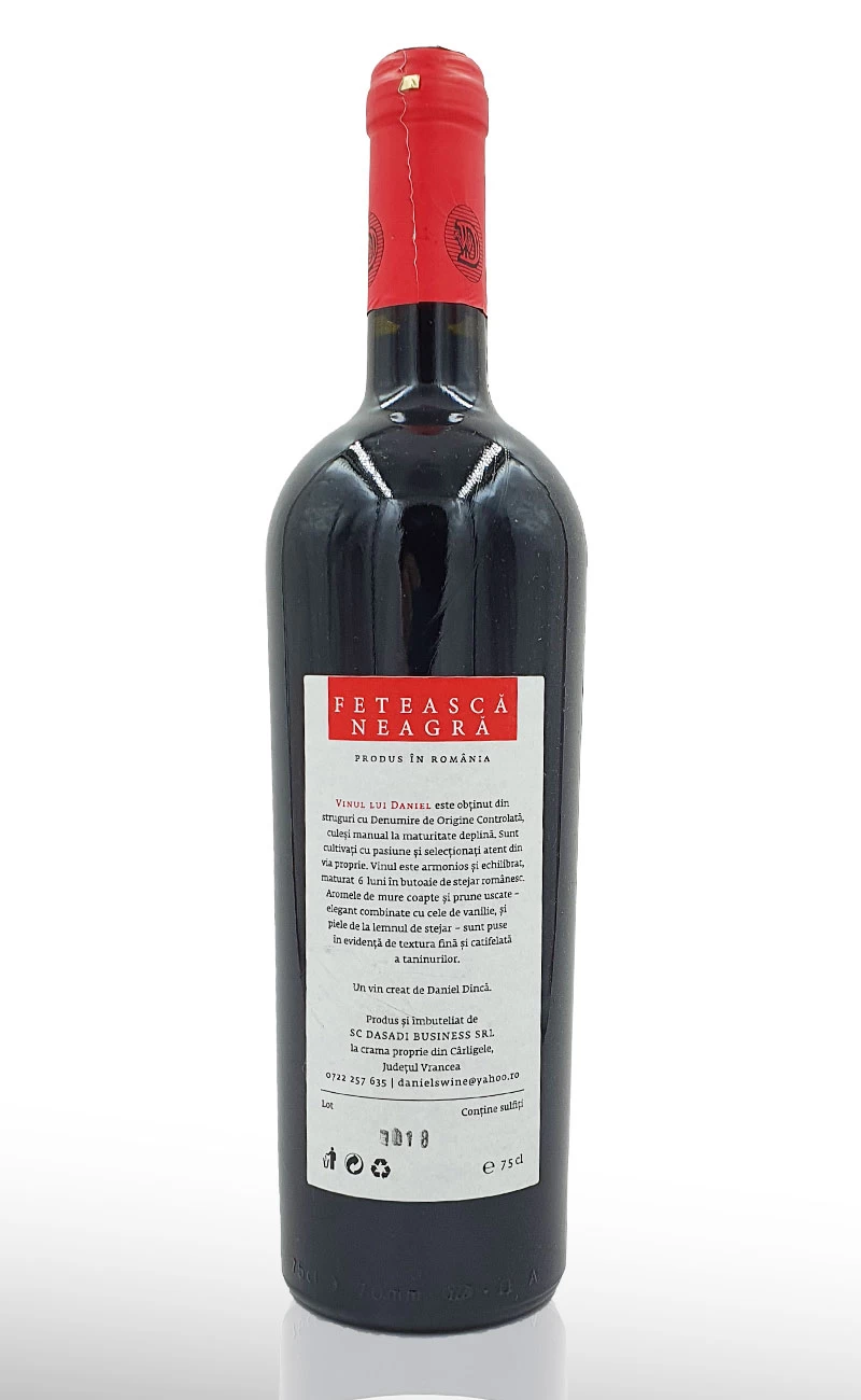 Vin rosu, Daniel Wine Feteasca Neagra