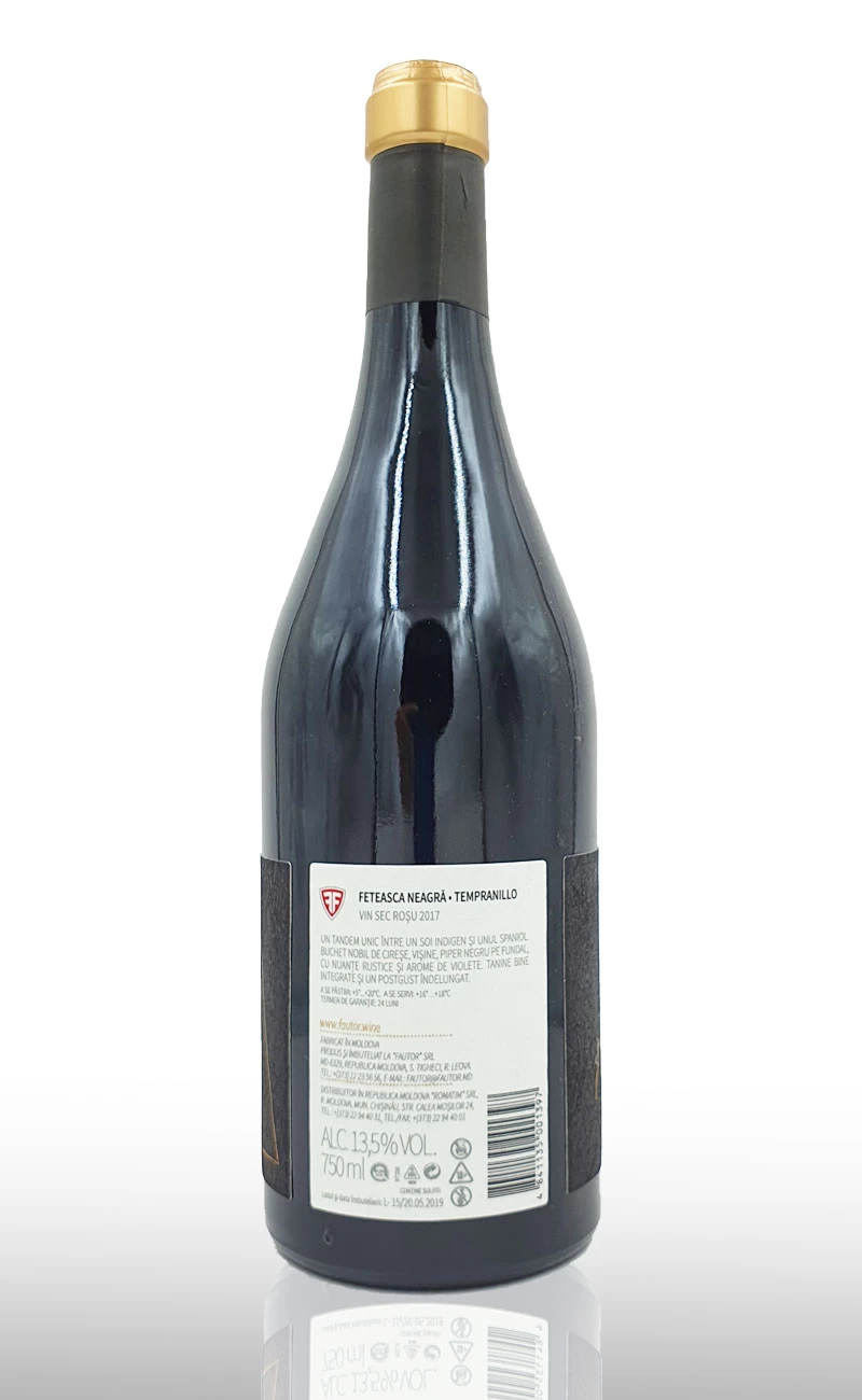 Vin rosu sec, Fautor Aurore Feteasca Neagra, Tempranillo