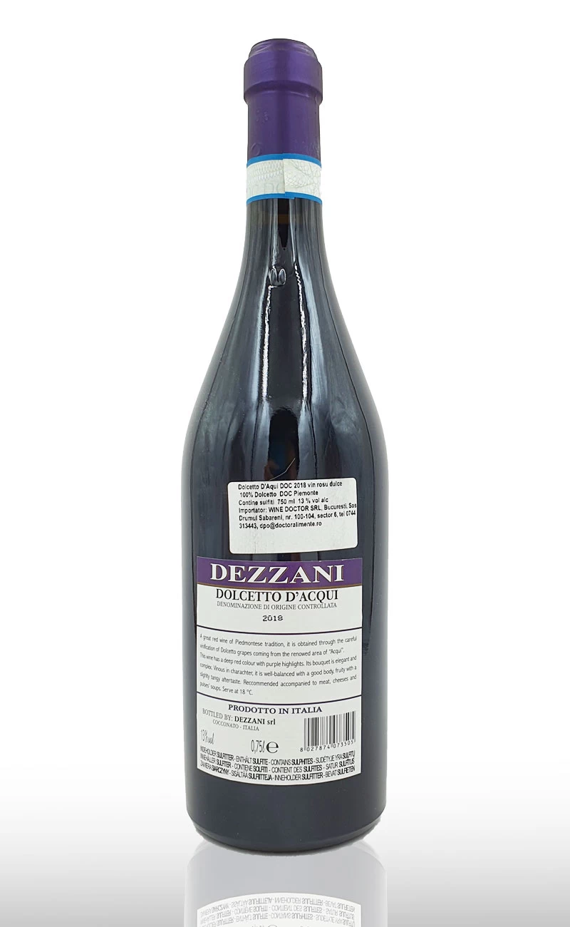 Vin rosu sec, Dezzani Dolcetto d'Aqui