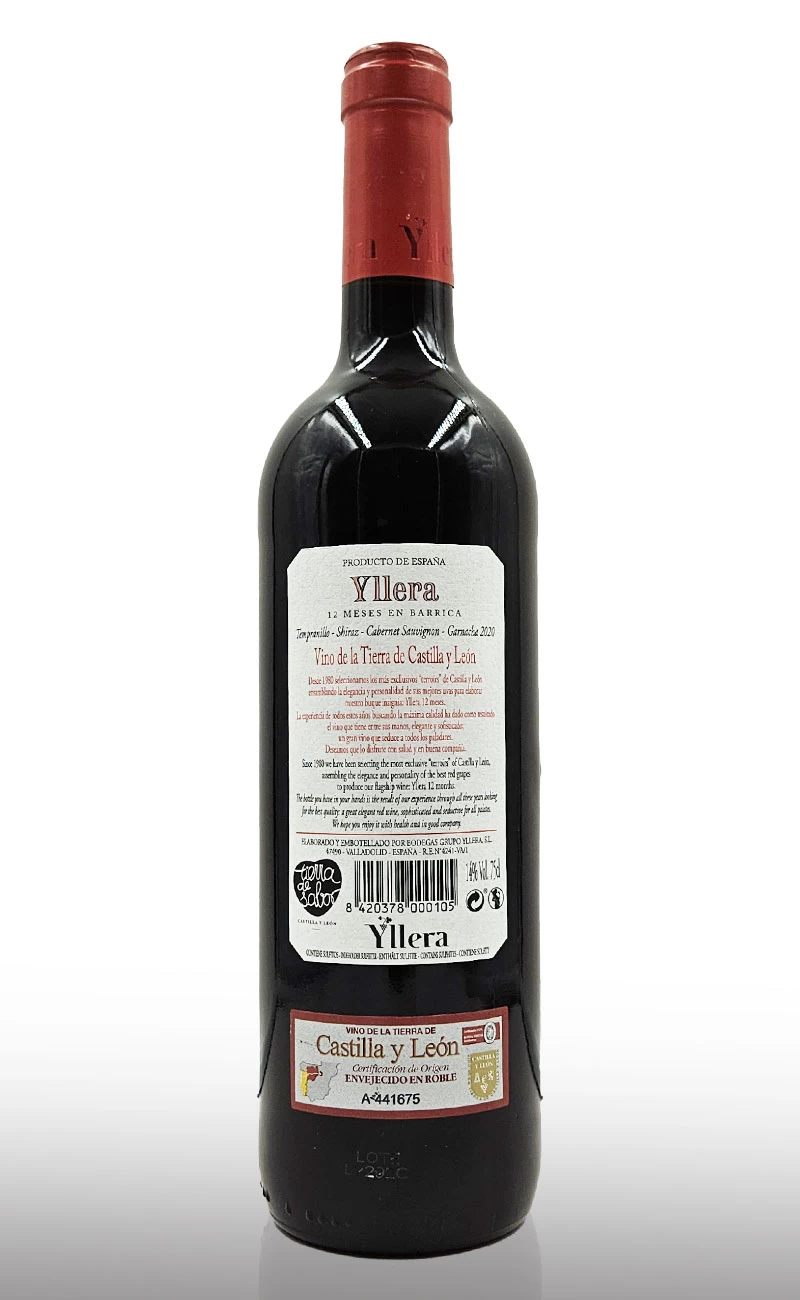 Vin rosu sec, Yllera