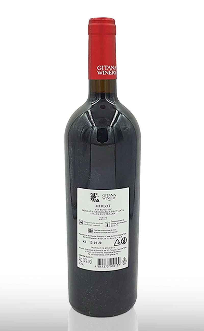 Vin rosu sec, Gitana Merlot