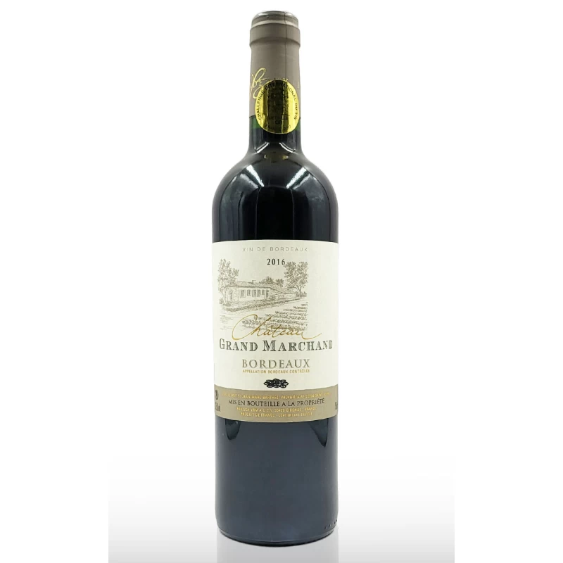 Vin rosu sec, Bordeaux Chateau Grand Marchand