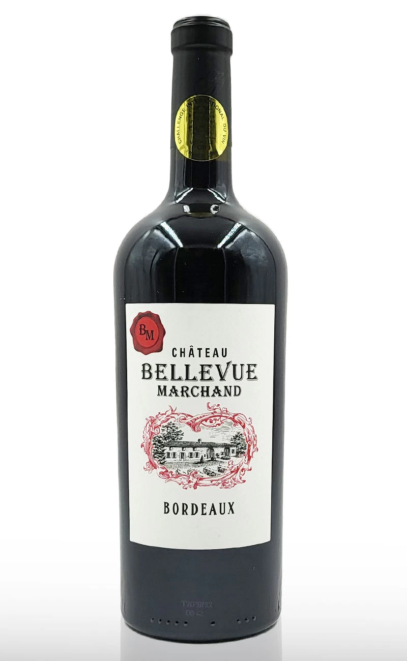 Vin rosu sec, Bordeaux Chateau Bellevue Marchand