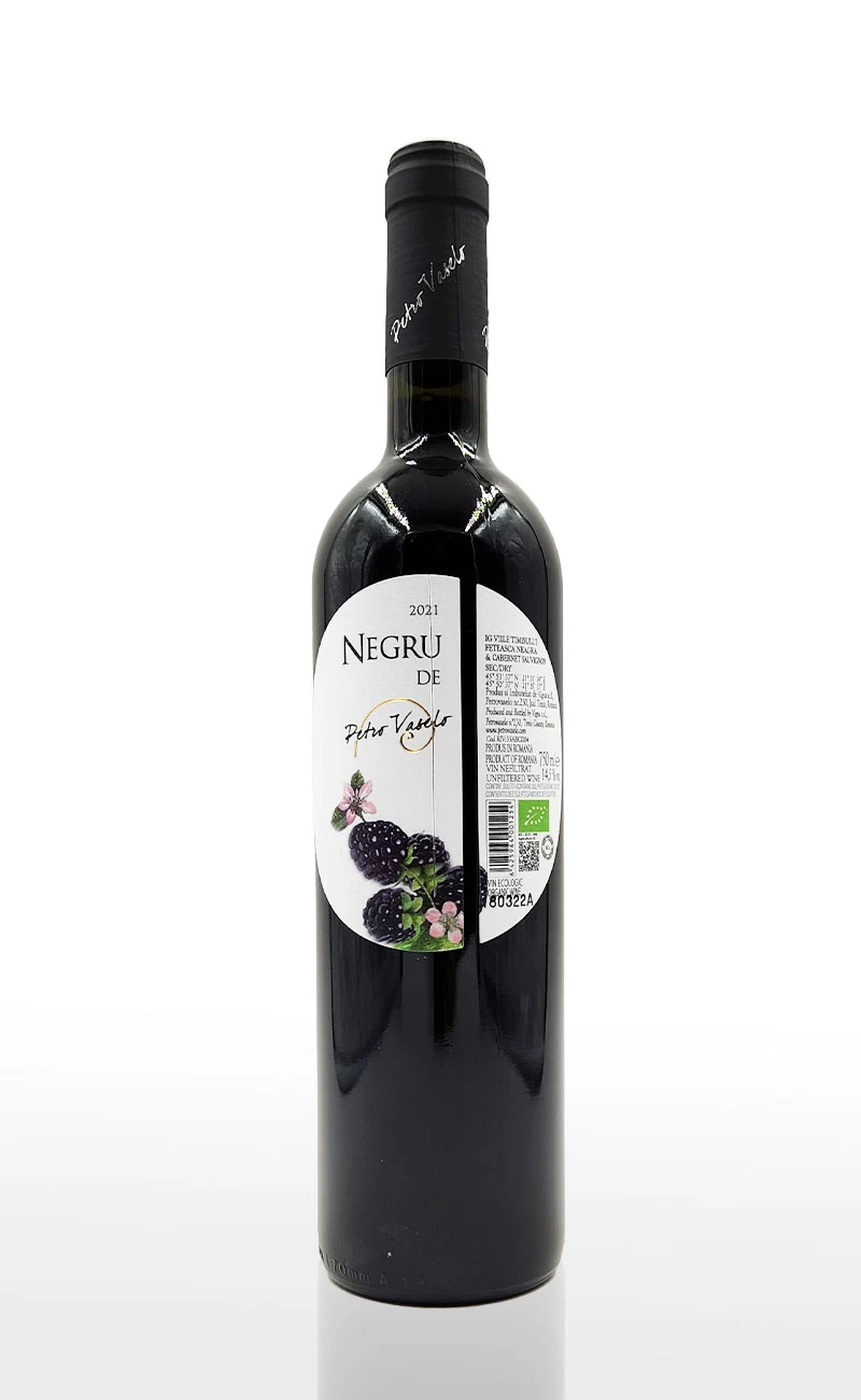 Vin rosu sec, Negru de Petro Vaselo