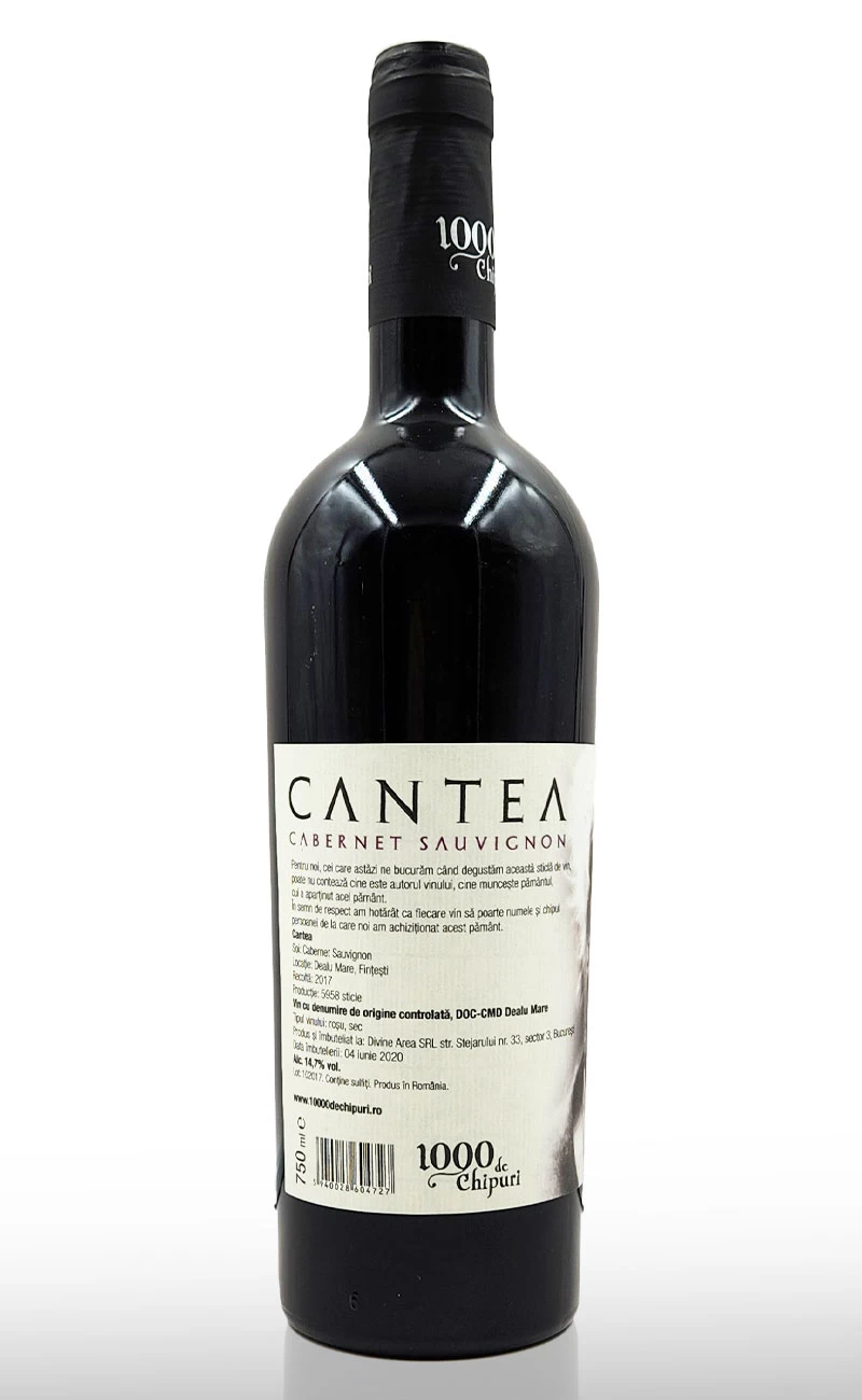 Vin rosu sec, 1000 Chipuri Cantea