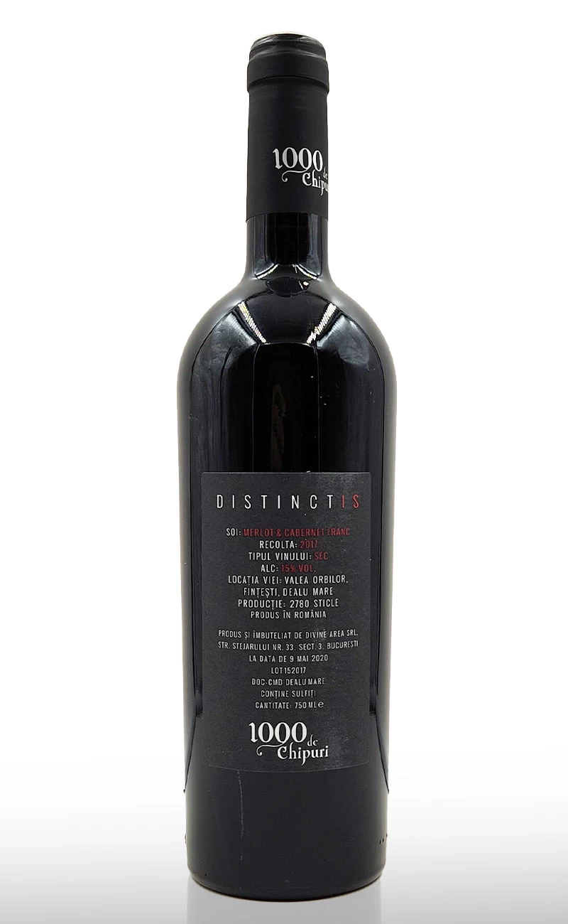 Vin rosu sec, 1000 Chipuri Distinctis