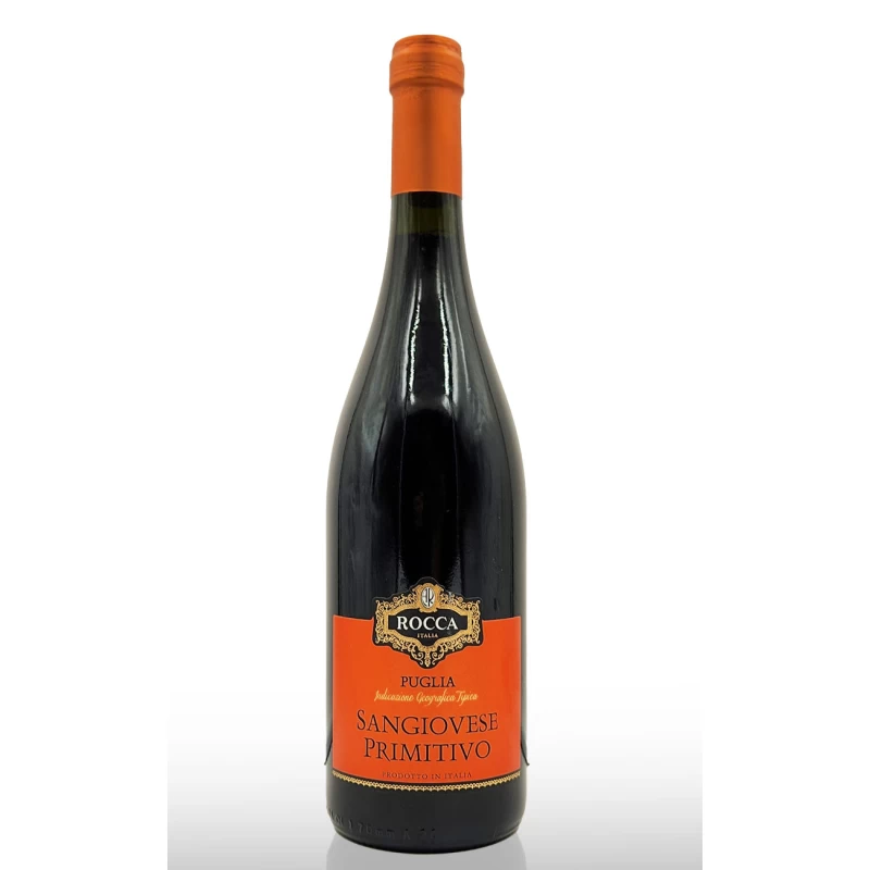 Vin rosu sec, Rocca Sangiovese Primitivo Puglia