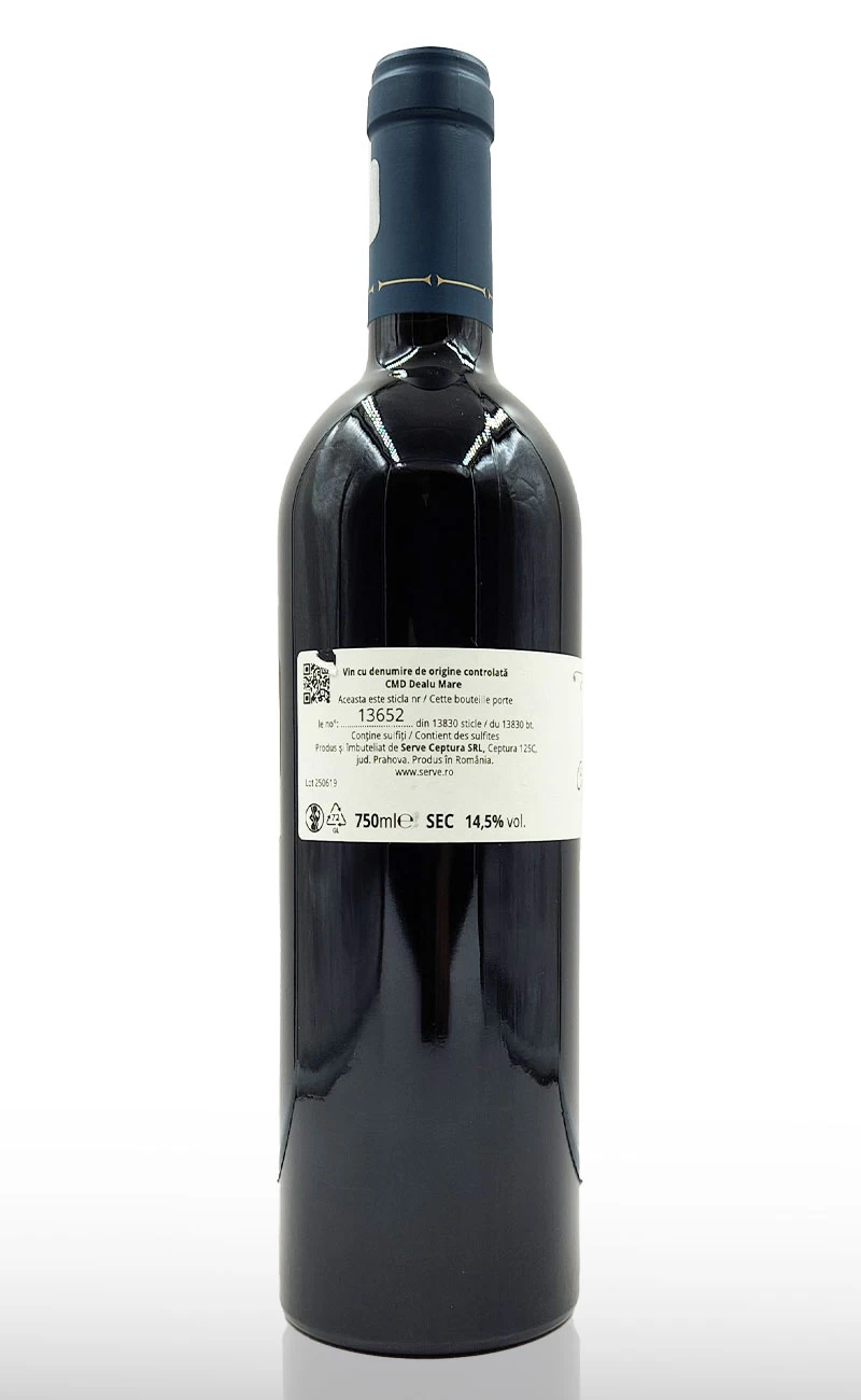 Vin rosu sec, Serve Cuvee Charlotte
