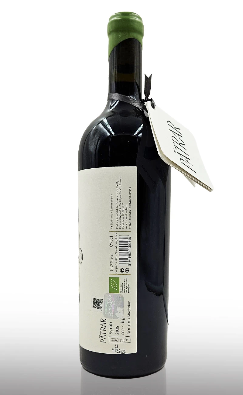 Vin rosu sec, Domeniul Bogdan Patrar Syrah