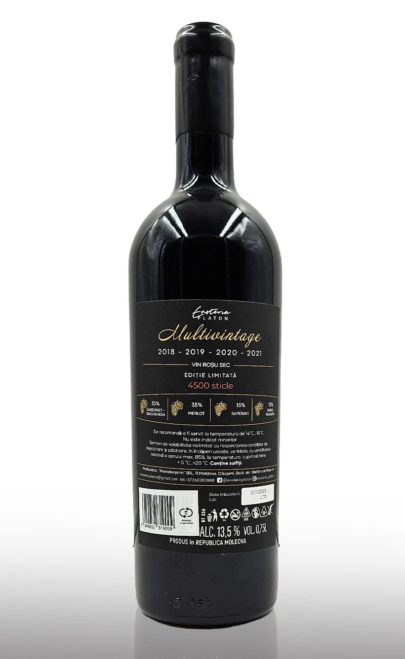 Vin rosu sec, Enoteria Platon Firesc Multivintage