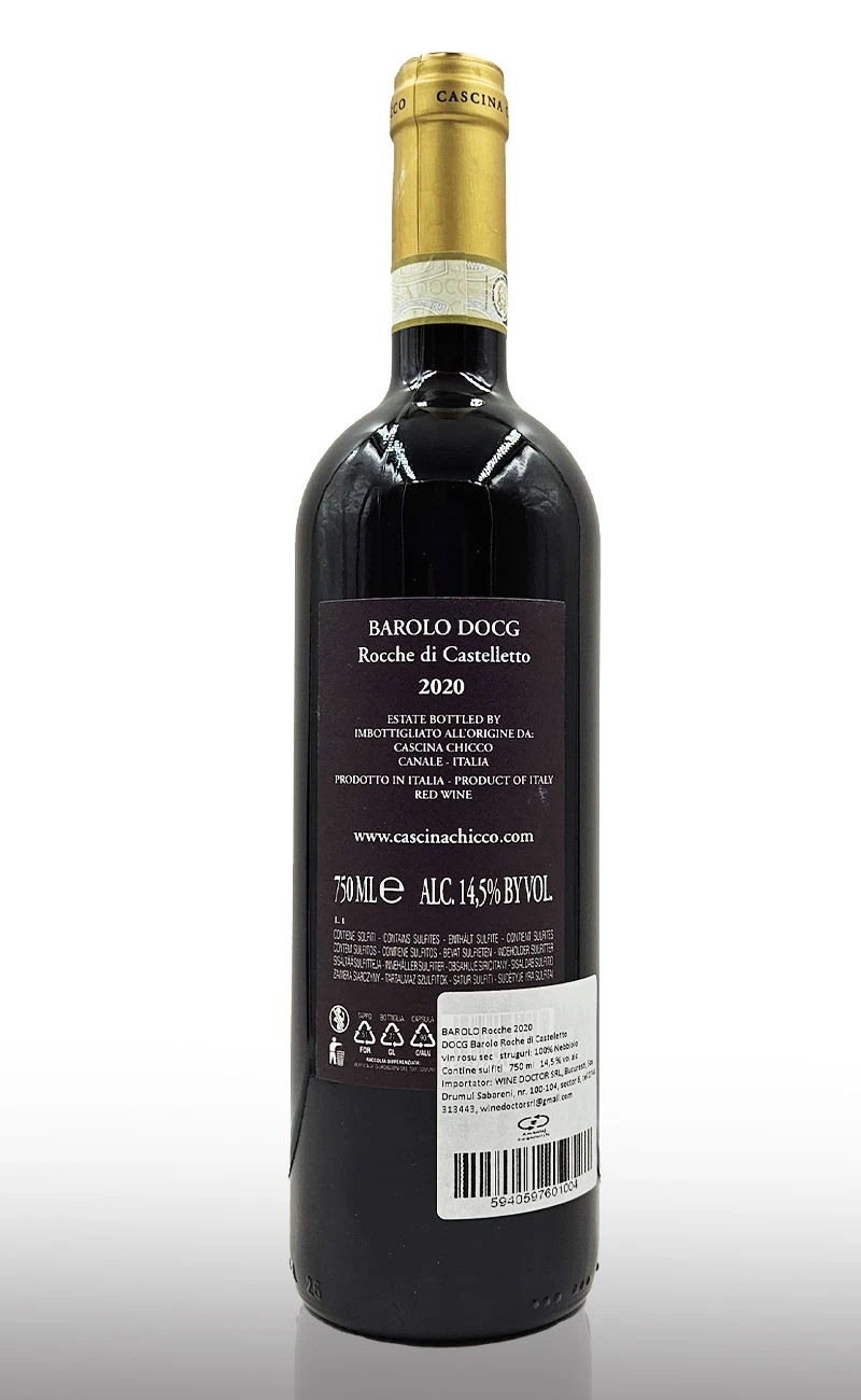 Vin rosu sec, Cascina Chicco Barolo Rocche Di Castelletto