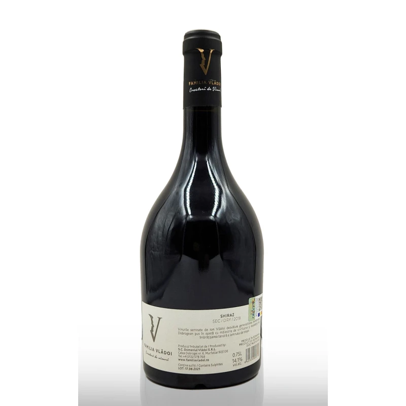 Vin rosu sec, Ion Vladoi Shiraz