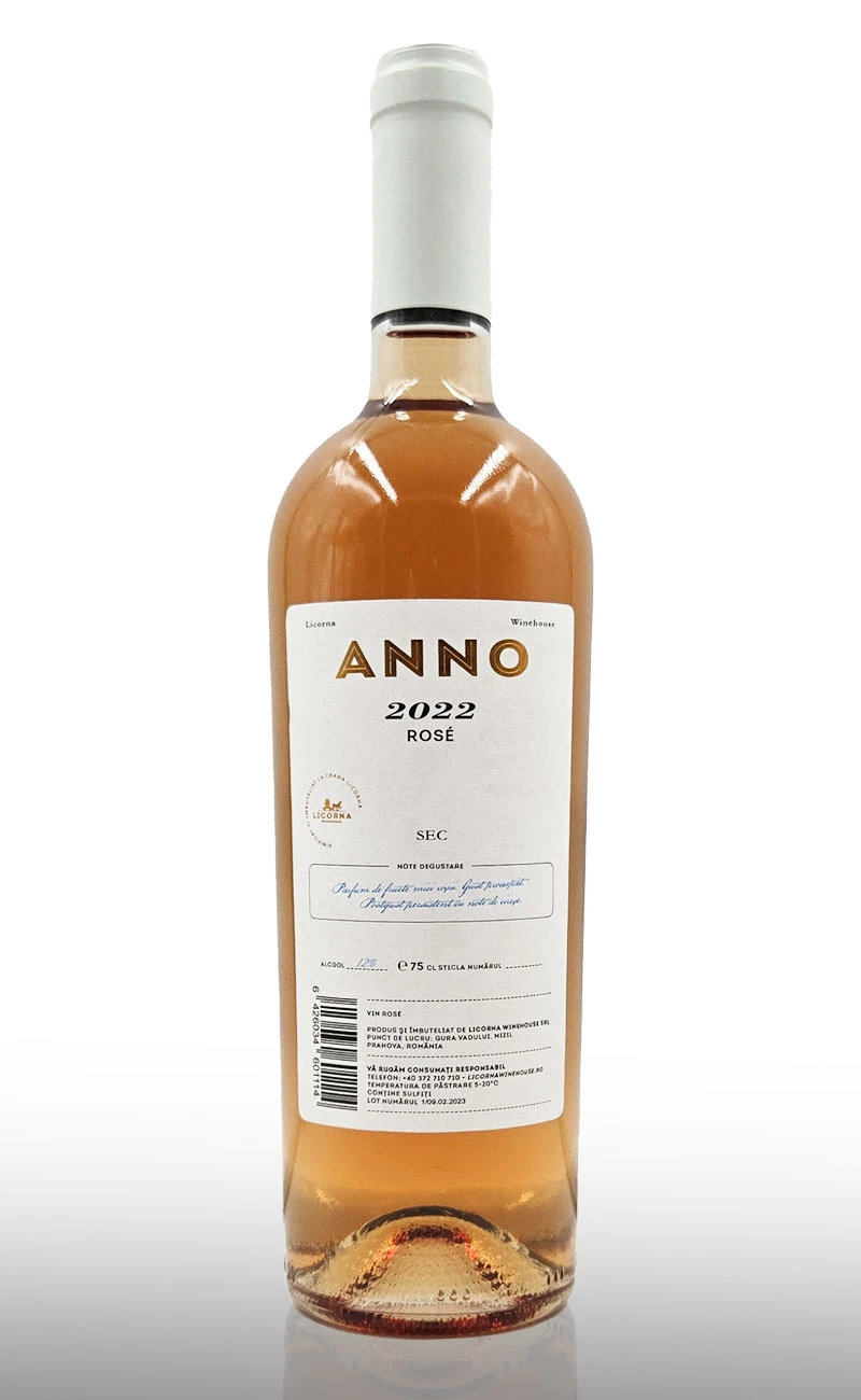 Vin roze sec, Anno Rose