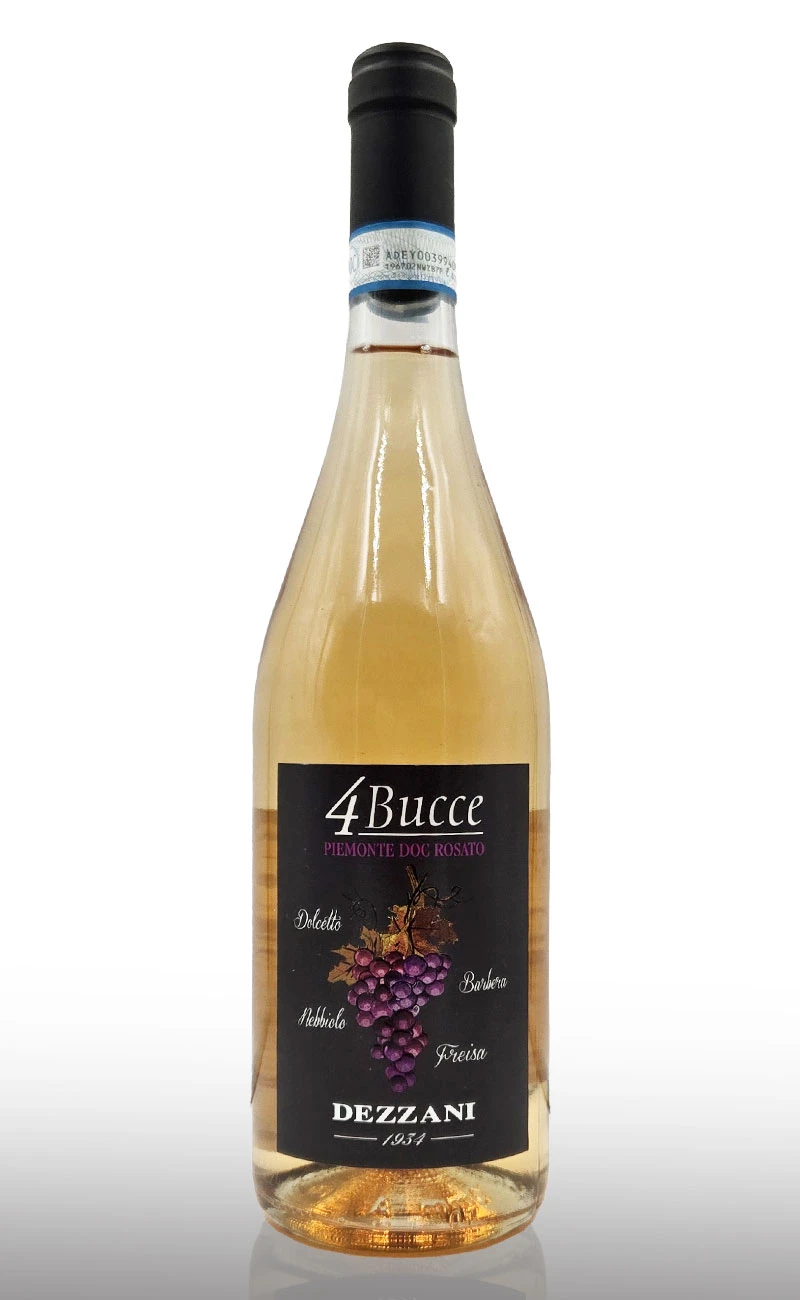 Vin roze sec, 4 Bucce Piemonte Doc Rosato