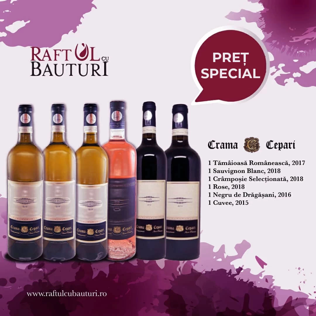 Pachet 6 sticle Crama Cepari