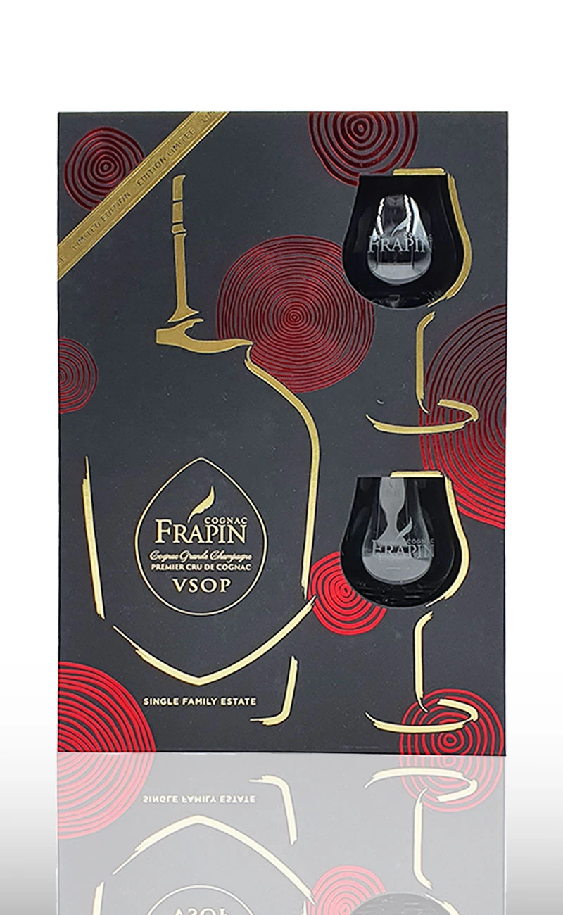 Coniac, Frapin VSOP 0.7L cu 2 pahare