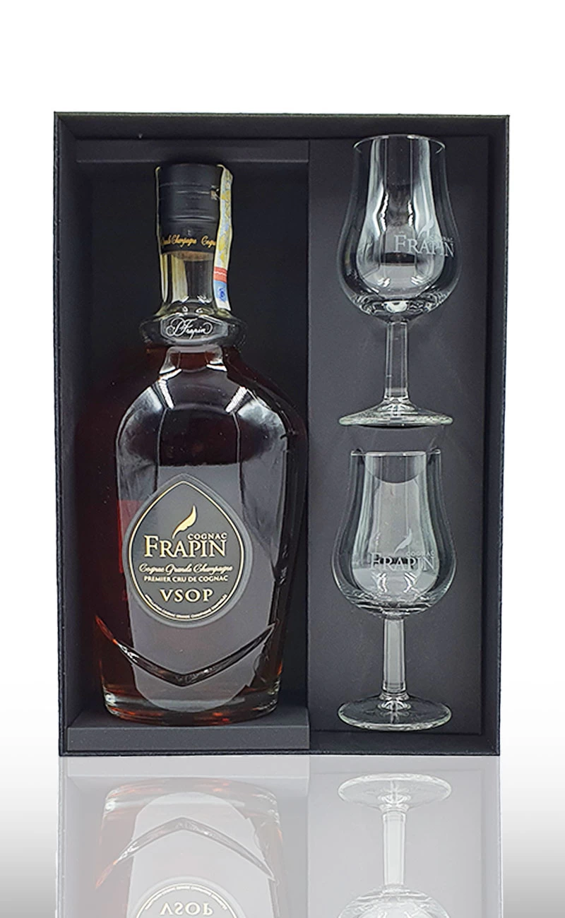 Coniac, Frapin VSOP 0.7L cu 2 pahare
