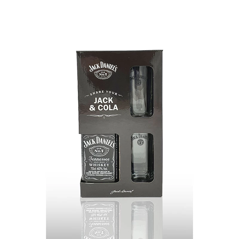 Whisky, Jack Daniel's 0.7L cu 2 pahare