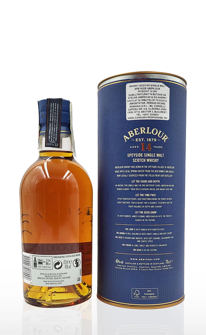 Whisky, Aberlour 14 ani Double Cask Matured 0.7L